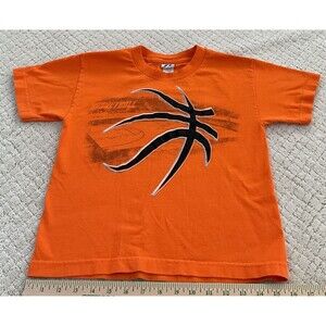 Vintage Prospirit Basketball Hoops Boy's Orange Size X-Small Graphic Shirt